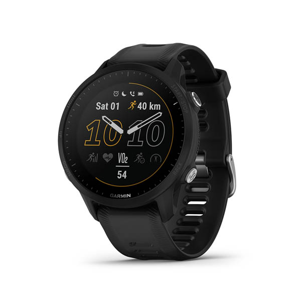 Garmin Forerunner 955, GPS Running Smartwatch,Black Earbuds Bundle  810098516570